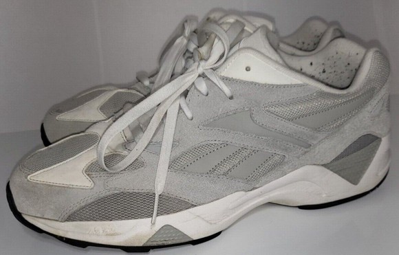 Reebok Aztrek 96 DV6876 Athletic Running Sneaker Low Top Gray White Mens Size 13 - Picture 3 of 7